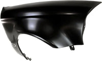Front Fender Primed Steel With Molding Holes Right Passenger Side Direct Replacement Compatible With 1996-1998 Honda Civic HO1241143 60211S04A00ZZ