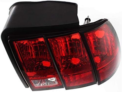 Set Of 2 Tail Lights Lens And Housing Right Passenger & Left Driver Side Direct Replacement Compatible With 1999-2004 Ford Mustang FO2818109 FO2819109 3R3Z13405AA 3R3Z13404AA