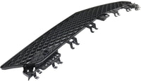 Front Bumper Center Grille Textured Direct Replacement Compatible With 2012-2015 Mercedes Benz C-Class MB1036127 2048850853