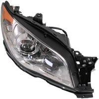 Set Of 2 Front Head Light Assembly Plastic Left Driver & Right Passenger Side Direct Replacement Compatible With 2007 Subaru Impreza SU2503137 SU2502137 84001FE920 84001FE930