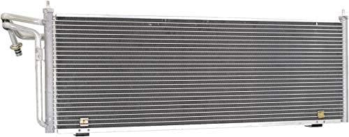 Front A/C Condenser Aluminum Core Direct Replacement Compatible With 1997-2001 Jeep Cherokee CH3030147 55036595AG