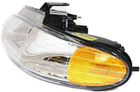 Set Of 2 Front Headlight Assembly Right Passenger & Left Driver Side Direct Replacement Compatible With 2000 Chrysler Town & Country/Voyager/Dodge Caravan CH2502134 CH2503134
