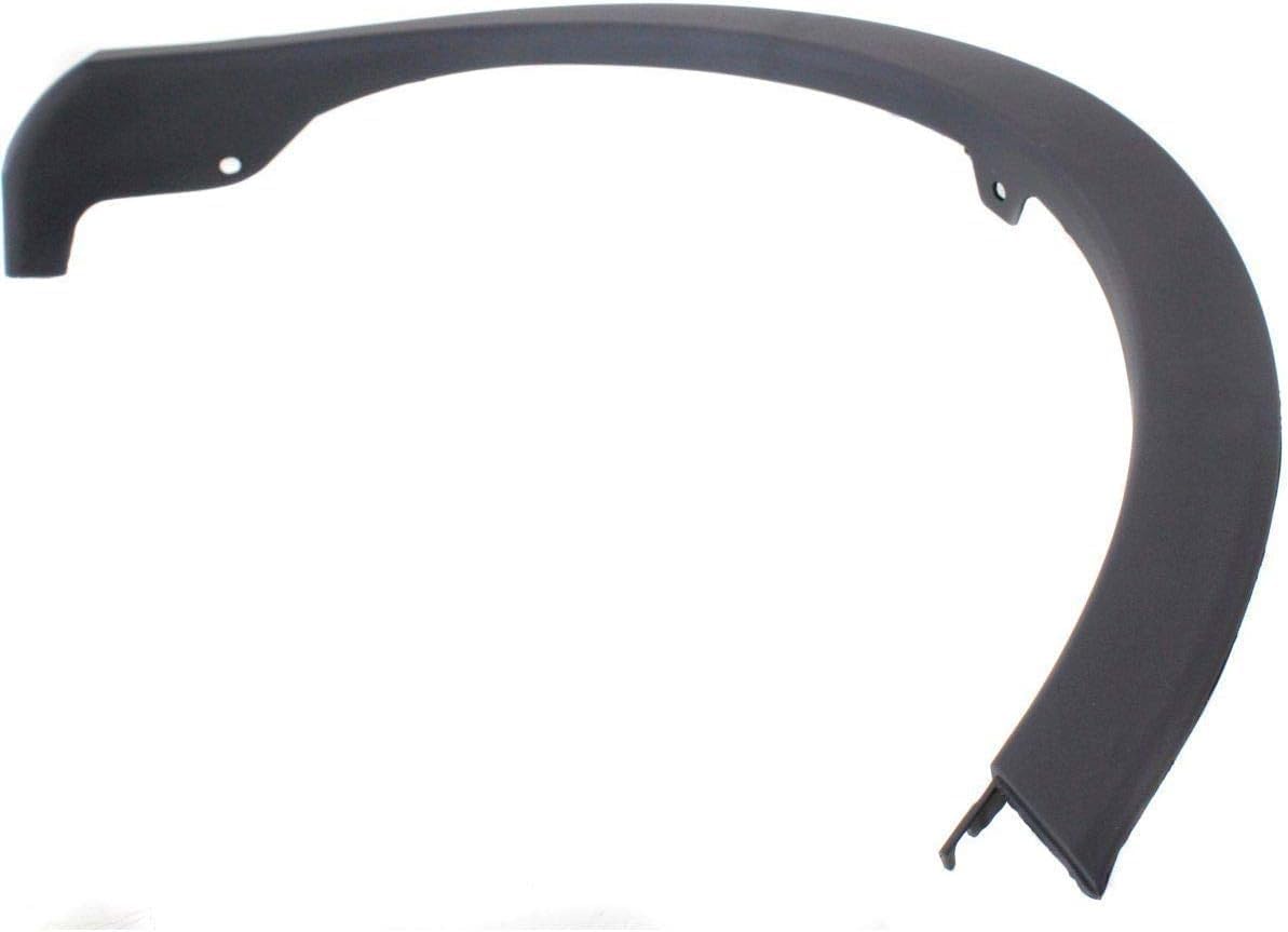 Rear Wheel Opening Molding Textured Left Driver Side Direct Replacement Compatible with 2013-2015 Toyota RAV4 TO1790105 756060R030