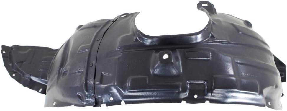Front Fender Liner Left Driver Side Direct Replacement Compatible With 2004-2006 Mazda 3 MA1248125 BP4K56140H