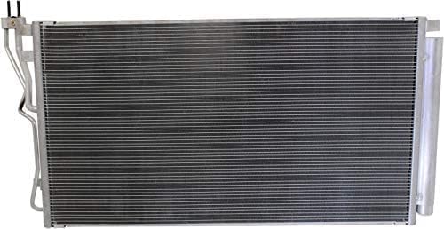Front A/C Condenser Aluminum Core Direct Replacement Compatible With 2011-2013 Hyundai Sonata / 2011-2015 Kia Optima / 2012-2014 Hyundai Azera HY3030143 976063R000 976063R001
