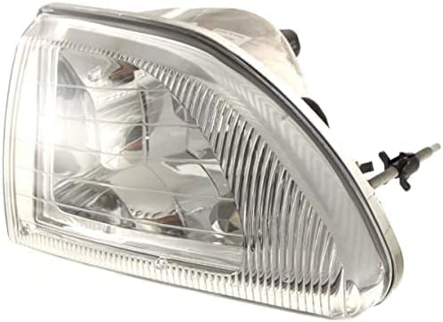 Set Of 2 Front Headlight Assembly Halogen Right Passenger & Left Driver Side Direct Replacement Compatible With 1994-1998 Ford Mustang FO2502161 FO2503161 F4ZZ13008D F4ZZ13008C