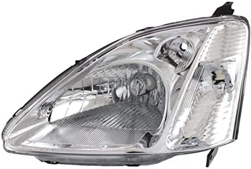 Set Of 2 Front Headlight Lens And Housing Right Passenger & Left Driver Side Direct Replacement Compatible With 2002-2003 Honda Civic HO2519103 HO2518103 33101S5TC01 33151S5TC01