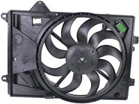 Front Radiator Single Fan Assembly Plastic Direct Replacement Compatible with 2012-2018 Chevrolet Sonic GM3115244 94509632