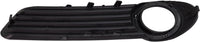 Front Fog Light Molding Primed With Chrome Trim Right Passenger Side Direct Replacement Compatible With 2008-2010 Toyota Avalon TO1039140 5203007020 5203007030