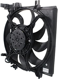 Front Radiator Cooling Fan Assembly Plastic Direct Replacement Compatible with 2008-2014 Subaru Impreza / 2015-2018 WRX STI / 2013-2017 XV Crosstrek SU3115127