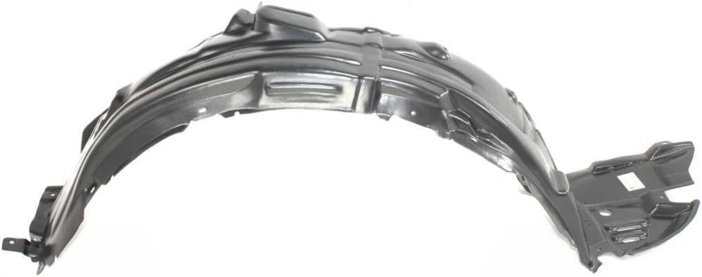 Front Inner Fender Liner Right Passenger Side Direct Replacement Compatible With 2008-2011 Lexus GS350 / GS450h / GS460 LX1249106 5380530150