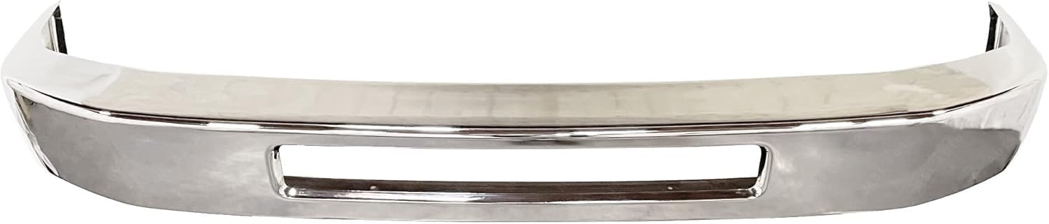 Front Bumper Chrome Steel + Lower Valance Textured Direct Replacement Compatible With 2008-2014 Ford Econoline VAN FO1002410 FO1095226 8C2Z17757B 8C2Z17626AA