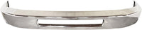 Front Bumper Chrome Steel + Lower Valance Textured Direct Replacement Compatible With 2008-2014 Ford Econoline VAN FO1002410 FO1095226 8C2Z17757B 8C2Z17626AA