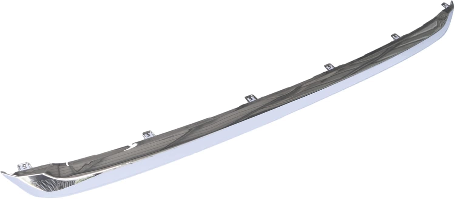 Front Bumper Molding Chrome Direct Replacement Compatible With 2013-2016 Nissan Pathfinder NI1044108 620763KA0A