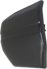 Rear Bumper End Cap Without Tire Mount Holes Textured Left Driver Side Direct Replacement Compatible With 1984-1990 Jeep Wagoneer / 1984-1996 Cherokee CH1105137 55029244