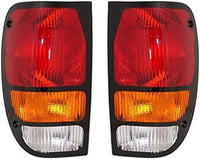 Set Of 2 Tail Lights Lens And Housing Right Passenger & Left Driver Side Direct Replacement Compatible With 1994-2000 Mazda Pickup MA2801108 MA2800108 ZZM051150P1 ZZM051160P1