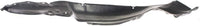 Front Fender Liner Left Driver Side Direct Replacement Compatible With 1986-1997 Nissan Pickup / 1987-1995 Pathfinder NI1248102 6388158G10