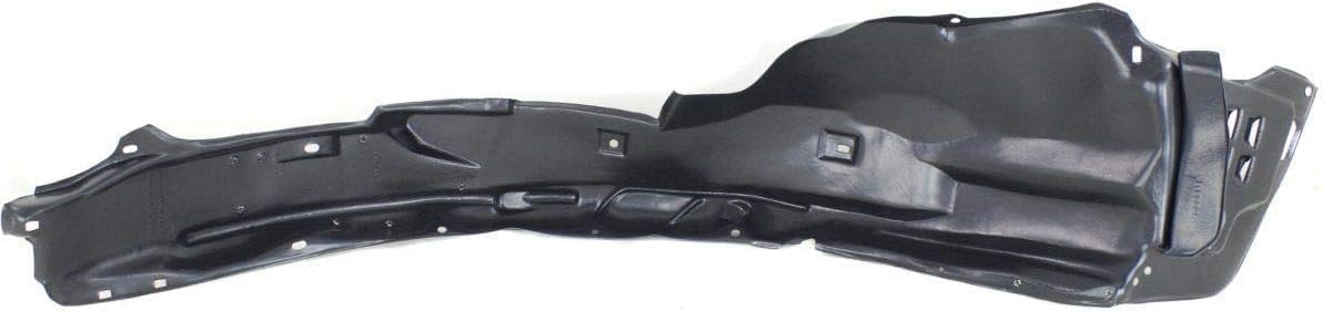 Front Fender Liner Left Driver Side Direct Replacement Compatible With 2012-2015 Honda Civic HO1248142 HO1248166 HO1248167 HO1248145 74151TS8A00 74151TS8A20 74151T