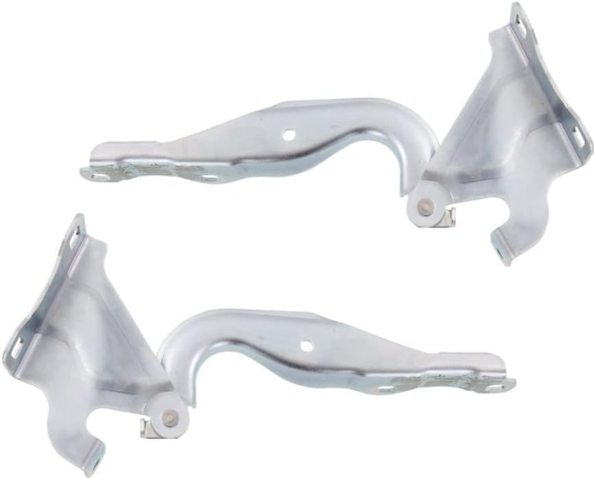 Set of 2 Front Hood Hinge Steel Left Driver & Right Passenger Side Direct Replacement Compatible with 2014-2024 Mitsubishi Mirage / G4 MI1236119 MI1236120 5905A182 5905A181
