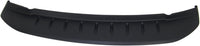 Front Bumper Chrome Steel + Upper Cover Primed + Lower Valance Air Dam Textured Direct Replacement Compatible With Ram 1500 2014-2018 CH1014108 CH1002402 CH1090147