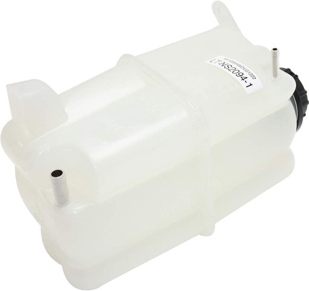 Front Radiator Coolant Reservoir Expansion Tank Assembly With Cap Direct Replacement Compatible With 2004-2015 Nissan Titan NI3014129 217109FF0A-PFM