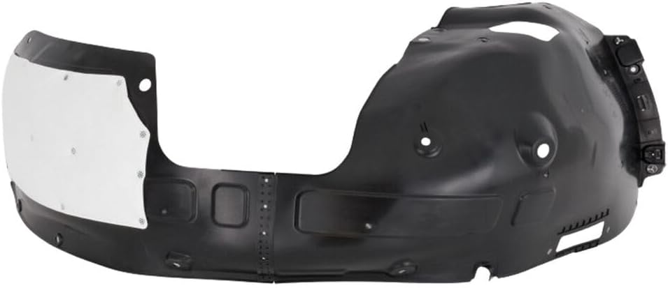 Front Fender Liner Right Passenger Side Without Insulation Foam Direct Replacement Compatible With 2012-2017 Toyota Yaris TO1249169 TO1249193 TO1249197 5380552070 538750D430