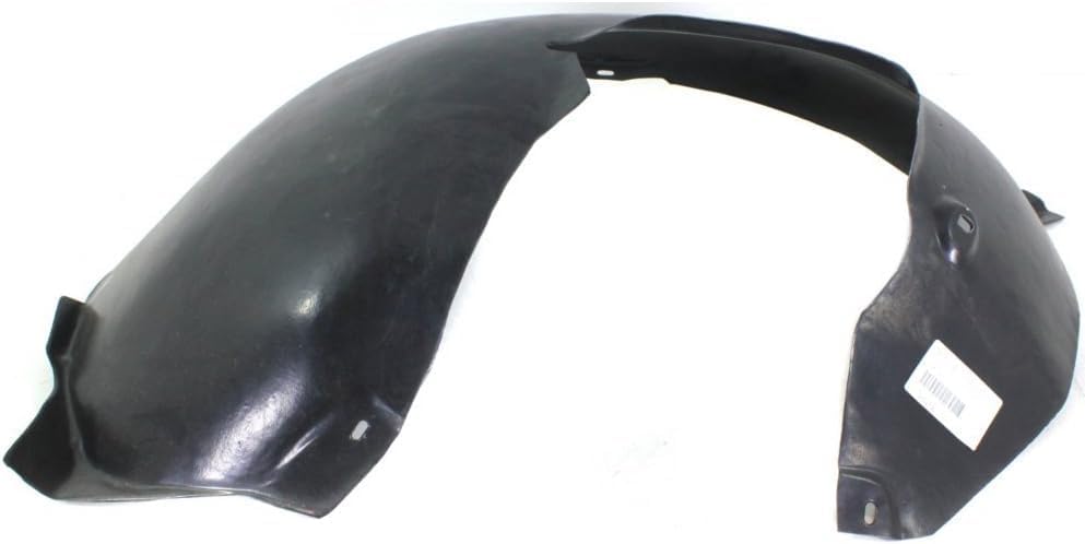 Front Fender Liner Rear Section Left Driver Side Direct Replacement Compatible With 2007 Volkswagen Eos VW1762100 1Q0805977A