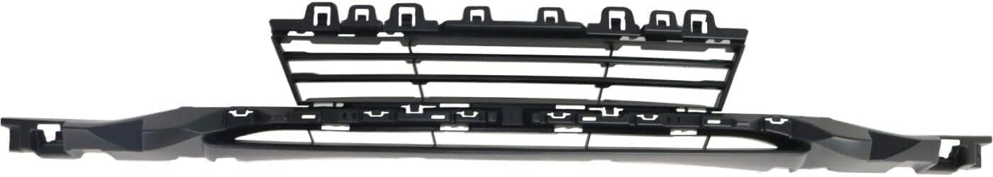 Front Bumper Center Grille Textured Plastic Direct Replacement Compatible With 2016-2019 BMW 3-Series BM1036176 51117386152