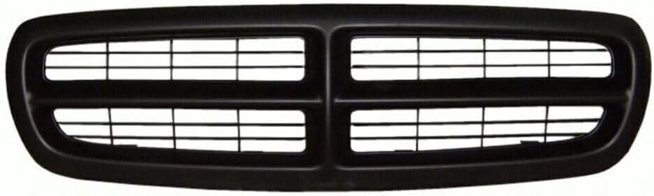 AUTOS PARTS PLUS Front Bumper Upper Grille Primed Shell & Insert Direct Replacement Compatible With 1997-2004 Dodge Dakota / 1998-2003 Durango CH1200200 05179422AA