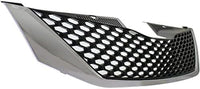 Front Grille Assembly Chrome Shell And Black Insert Plastic Direct Replacement Compatible With 2011-2017 Toyota Sienna TO1200356 5310108120