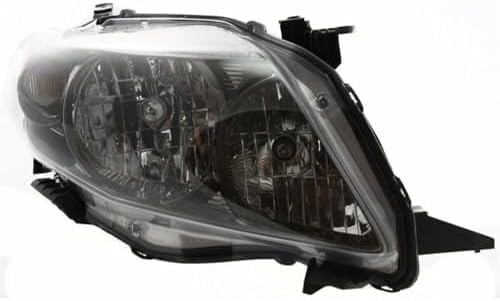 Set Of 2 Front Headlight Assembly With Black Interior Right Passenger & Left Driver Side Direct Replacement Compatible With 2009-2010 Toyota Corolla TO2503183 TO2502183 8111002680