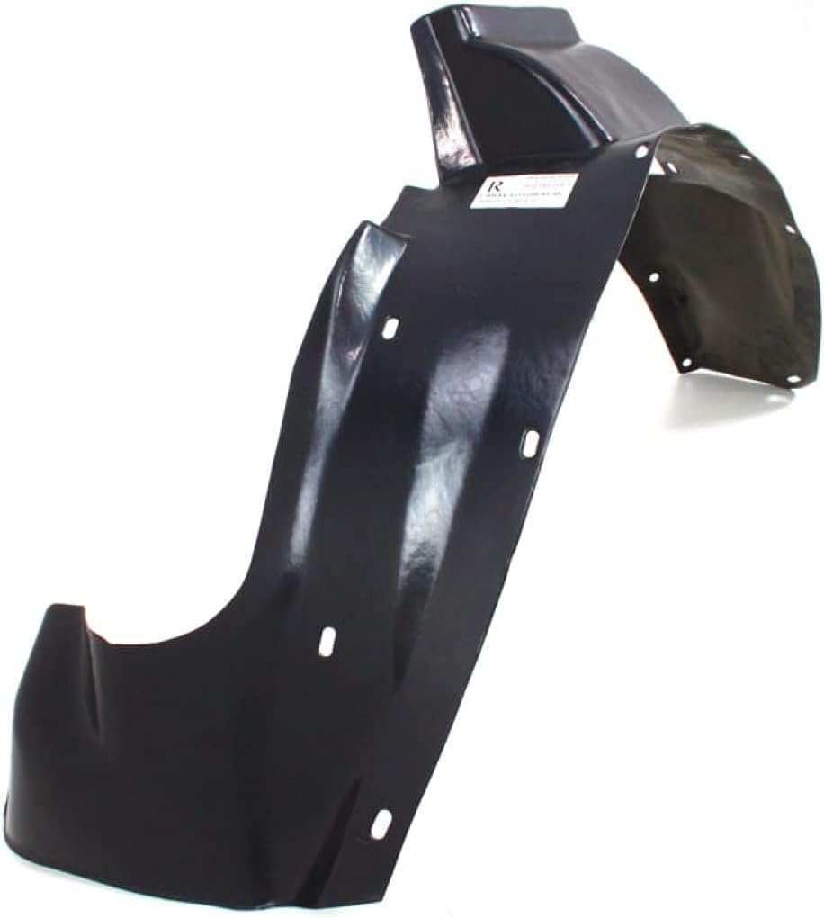 Front Fender Liner Right Passenger Side Direct Replacement Compatible With 1984-1995 Dodge Caravan/Chrysler Town & Country CH1251113 4673344