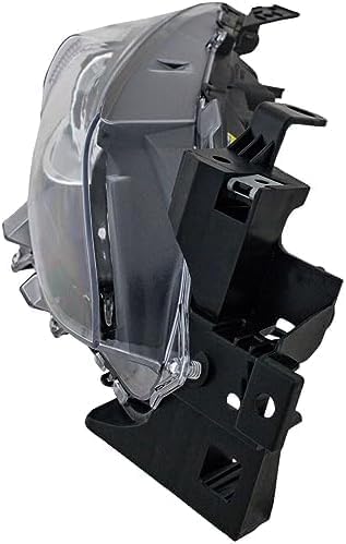 Front Head Light Assembly Plastic Right Passenger Side Direct Replacement Compatible With 2014-2016 Mazda 3 MA2503144 BPW1510K0