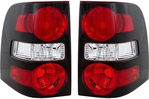 Set Of 2 Tail Light Lens And Housing Right Passenger & Left Driver Side Direct Replacement Compatible With 2006-2010 Ford Explorer FO2819140 FO2818140 FO2800195 6L2Z13404CA