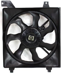 Front Radiator & A/C Condenser Cooling Fan Assembly Plastic Direct Replacement Compatible with 2006-2011 Hyundai Accent HY3115122 HY3120100 253801E100 977301E000