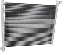 Front A/C Condenser Aluminum Core Direct Replacement Compatible With 2004-2009 Dodge Durango / 2007-2009 Chrysler Aspen CH3030211 55056165AA