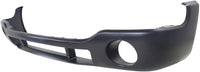 Front Bumper Cover Primed With Fog Light Holes Direct Replacement Compatible With 2003-2006 GMC Sierra 1500 2500HD 3500 GM1000684 12335963 88979837