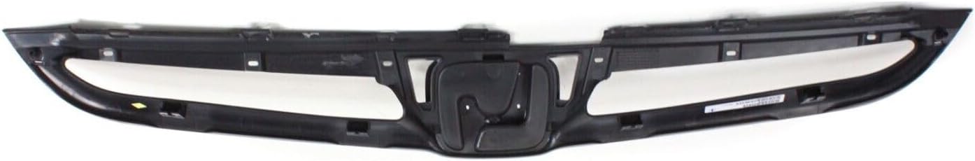 Front Bumper Cover + Upper Grille Primed + Lower Textured Direct Replacement Compatible With 2006-2007 Honda Accord HO1200179 HO1036101 HO1000235 04711SDLA90ZZ 71102SDAA00