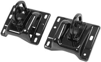 Set of 2 Front Bumper Bracket Steel with Tow Hook Holes Right Passenger & Left Driver Side Direct Replacement Compatible with 2010-2018 Dodge Ram 2500 3500 CH1067140 CH1066140