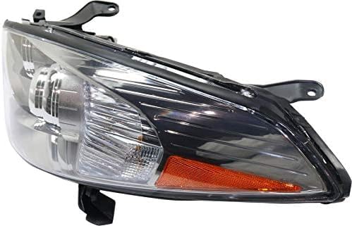 Set Of 2 Front Head Light Assembly Plastic Left Driver & Right Passenger Side Direct Replacement Compatible With 2007-2008 Toyota Solara TO2502186 TO2503186 8115006422 8111006422