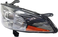 Set Of 2 Front Head Light Assembly Plastic Left Driver & Right Passenger Side Direct Replacement Compatible With 2007-2008 Toyota Solara TO2502186 TO2503186 8115006422 8111006422