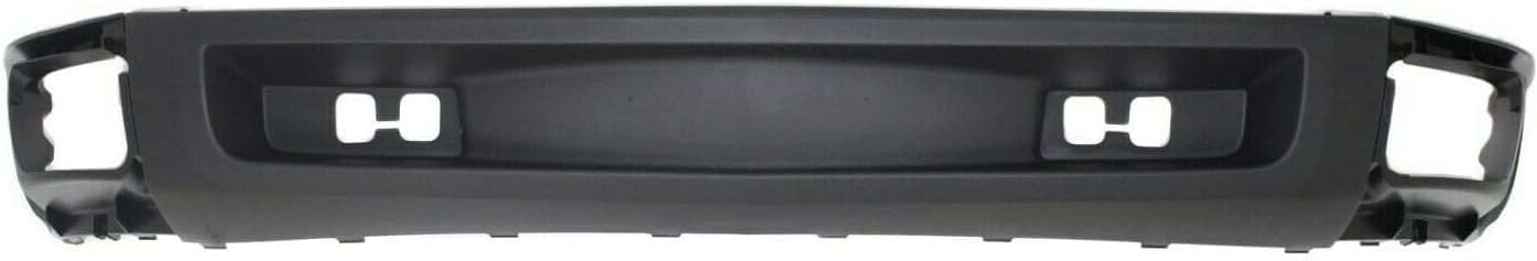 Front Bumper Impact Bar Chrome + Lower Valance + Extension + End Caps Left Driver & Right Passenger Side Direct Replacement Compatible With 2007-2013 Chevrolet Silverado 1500