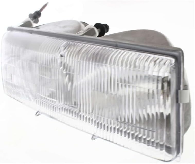 Set Of 2 Front Headlights Assembly Right Passenger & Left Driver Side Direct Replacement Compatible With 1989-1990 Mercury Cougar / 1992-1994 Grand Marquis FO2502126 FO2503126