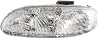 Set Of 2 Front Head Light Composite Assembly Halogen Left Driver & Right Passenger Side Direct Replacement Compatible With 1995-2001 Chevrolet Lumina GM2503139 GM2502139 10420376