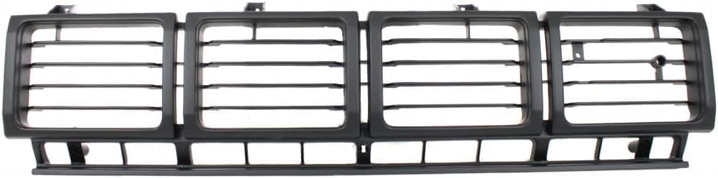 Front Grille Assembly Primed Shell And Insert Plastic Direct Replacement Compatible With 1980-1981 Toyota Pickup TO1200143 5310092301