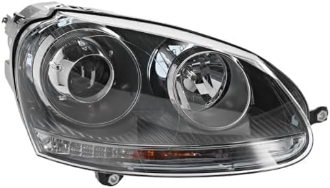 Front Head Light Right Passenger Side Direct Replacement Compatible With 2005-2010 Volkswagen Jetta / 2006-2009 Rabbit VW2503133 1K6941040B