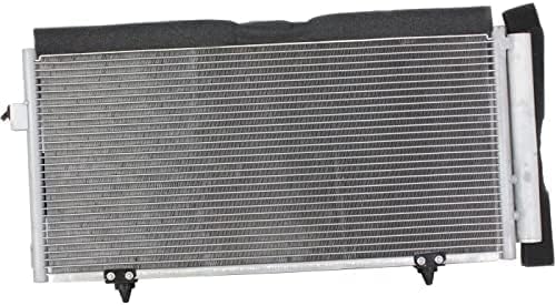 Front AC Condenser Aluminum Core Direct Replacement Compatible With 2008-2016 Subaru Impreza / 2009-2013 Forester SU3030131 SU3030140 73210SC002 73210VA001
