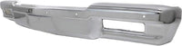 Front Bumper Face Bar Chrome Without Molding Holes Direct Replacement Compatible With 1983-1986 Pontiac Parisienne / 1980-1985 Chevrolet Impala / 1980-1990 Caprice GM1002156 14083891