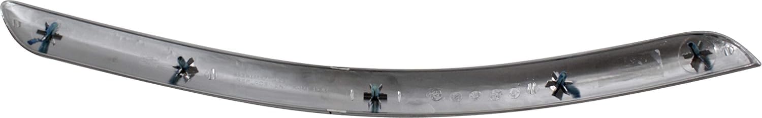Front Bumper Molding Chrome Left Driver Side Direct Replacement Compatible With 1999-2003 Ford Windstar FO1058274 XF5Z17K833AA