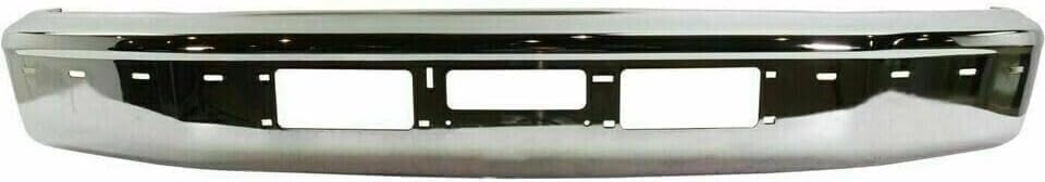 Front Bumper + Molding + Grille + Header Panel + Lower Valance + Bracket + Headlight Kit Left & Right Direct Replacement Compatible With 92-96 Ford F-150 Bronco / 92-97 F-250 F-350